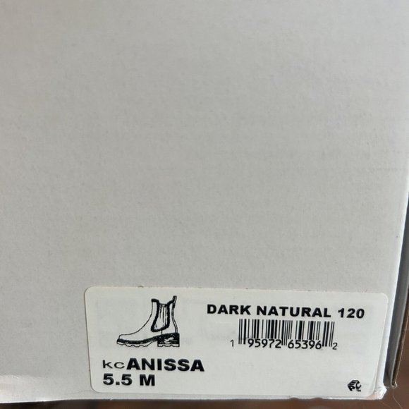 CALVIN KLEIN Boots Chunky Platform Booties Brown Ankle Boot Women’s Size 6.5 NIB - Picture 13 of 16